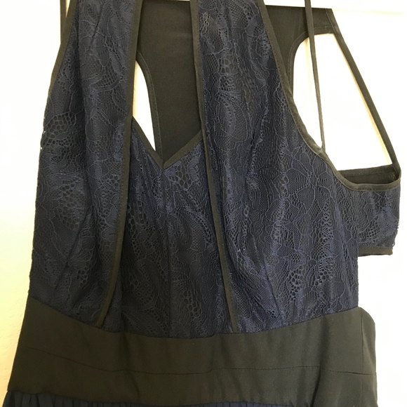 BCBGeneration Black & Blue Dress - Picture 6 of 8